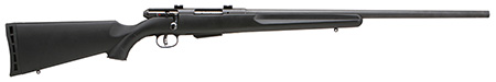 [011356191533] Savage Arms 19153 25 Walking Varminter Full Size 22 Hornet 4+1 22" Matte Black Heavy Barrel, Matte Black Carbon Steel Receiver Drilled  &  Tapped, Matte Black Fixed Varmint Synthetic Stock, Right Hand