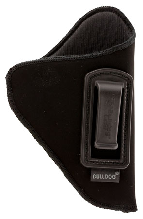 [672352009866] Bulldog DIP224 Deluxe  IWB Black Suede Like Belt Clip Fits S&W J Frame/Taurus 85/2-2.50" Barrel Right Hand