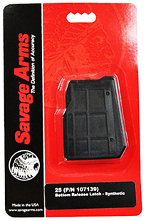 [011356552228] Savage Arms 55222 25  4rd 22 Hornet Black Polymer