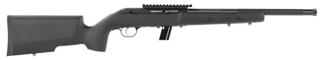 [062654452000] Savage Arms 45200 64 TRR-SR Full Size 22 LR 10+1 16.50" Matte Black Fluted Threaded Barrel, Matte Black Picatinny Rail Carbon Steel Receiver, Matte Black Fixed Wood Stock, Right Hand