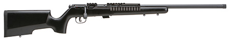 [062654967825] Savage Arms 96782 93R17 TRR-SR Full Size 17 HMR 5+1 22" Matte Black Heavy Threaded Barrel, Matte Black Picatinny Rail Carbon Steel Receiver, Matte Black Tactical Wood Stock, Right Hand