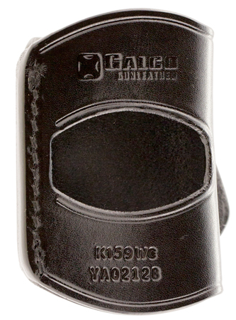 [601299165069] Galco YAQ212B Yaqui  OWB Black Leather Belt Slide Fits 1911 Fits 3-5" Barrel Right Hand