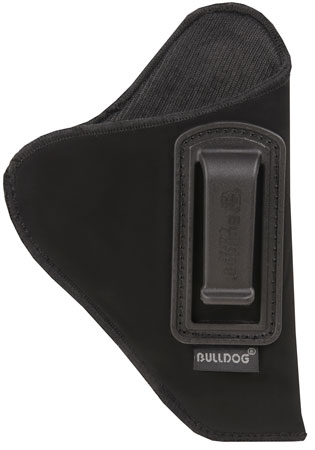 [672352009897] Bulldog DIP20 Deluxe  IWB Black Suede Like Belt Clip Fits Glock 42/43/Ruger LC9/2-3" Barrel Right Hand