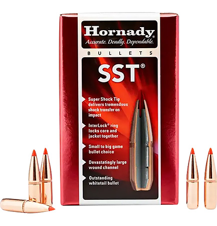 [090255231427] Hornady 3142 SST  7.62mm .310 123 gr Super Shock Tip 100 Per Box/ 25 Case