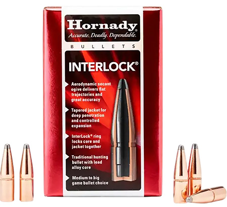 [090255410518] Hornady 41051 InterLock  405 Cal .411 300 gr Spire Point 50 Per Box/ 25 Case
