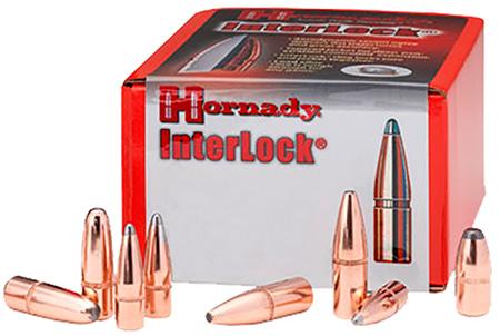 [090255245028] Hornady 4502 InterLock  45 Cal .458 350 gr Round Nose 50 Per Box/ 15 Case