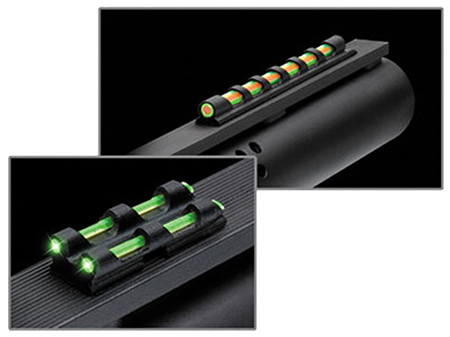[788130014400] Truglo TG94D Gobble-Dot  Universal Shotgun Green/Red Fiber Optic Green Fiber Optic Black