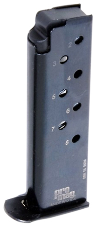 [708279001482] ProMag SMI16 Standard  8rd Single Stack 9mm Luger Fits S&W M39 Blued Steel