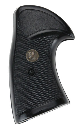 [034337032670] Pachmayr 03267 Presentation Grip Checkered Black Rubber for S&W K/L Frame with Square Butt