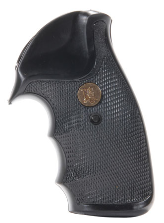 [034337025214] Pachmayr 02521 Gripper Grip Checkered Black Rubber with Finger Grooves for Charter Arms