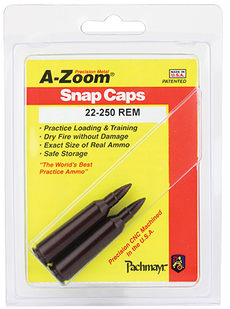 [666692122545] A-Zoom 12254 Rifle Snap Cap 22-250Rem 2Pack