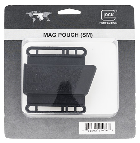 [764503170768] Glock MP17076 Mag Pouch  OWB Black Polymer, Belt Loop Mount Up To 2.25", Fits G17/19/22/23/36/27/34/35