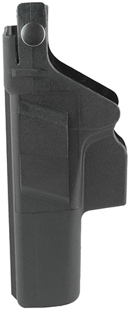 [764503170454] Glock HO17045 Duty  Holster OWB Black Polymer w/Thumb Break Retention Strap, For Use w/Glock 17 Gen3,4 & 5/22 Gen 3 & 4 Only/31 Gen3 & 4, Fits 1.77" (45mm) Belt, Right Hand