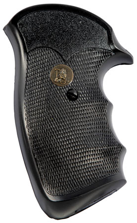 [034337031758] Pachmayr 03175 Gripper Grip Checkered Black Rubber with Finger Grooves for Ruger Security-Six