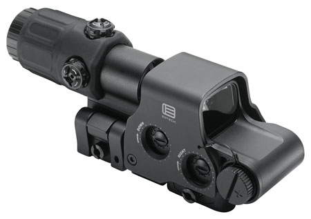 [672294570301] Eotech HHSII HHS II EXPS  &  G33 Magnifier Matte Black 1x/3x 1.20" x 0.85" 1 MOA Red Dot/68 MOA Ring