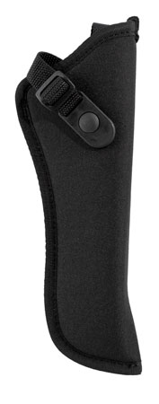 [638003210128] Uncle Mike's 21012 GunMate Hip Holster OWB Size 12 Black Tri-Laminate Belt Loop Fits Large Frame Pistol Fits 4-5" Barrel Right Hand