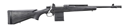 [736676068036] Ruger 6803 Scout  308 Win 10+1 16.10" Matte Black Threaded Barrel, Matte Black Steel Receiver w/Picatinny Rail, Black Laminate Fixed Stock, Right Hand