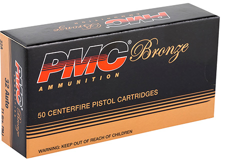 [741569070041] PMC 32A Bronze  32ACP 71gr Full Metal Jacket 50 Per Box/20 Case