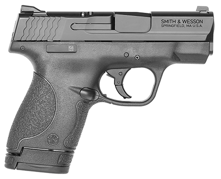 [022188147223] Smith  &  Wesson 187020 M & P Shield *CA Compliant Micro-Compact Frame 40 S&W 6+1/7+1, 3.10" Black Armornite Stainless Steel Barrel  &  Serrated Slide, Matte Black Polymer Frame  &  Grip