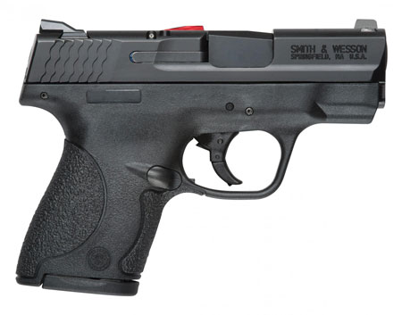 [022188147223] Smith  &  Wesson 187020 M & P Shield *CA Compliant Micro-Compact Frame 40 S&W 6+1/7+1, 3.10" Black Armornite Stainless Steel Barrel  &  Serrated Slide, Matte Black Polymer Frame  &  Grip