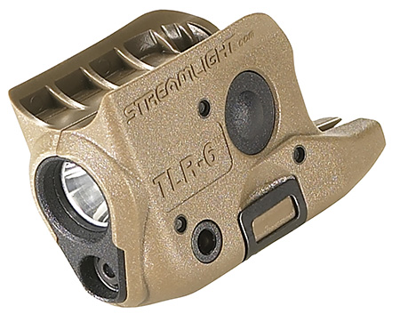 [080926692787] Streamlight 69278 TLR-6 Gun Light  Flat Dark Earth 100 Lumens White LED/Red Laser Glock 42/43/43X/48
