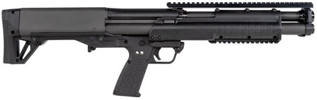 [640832003192] Kel-Tec KSGBLK KSG  Black 12 Gauge 18.50" 3" 14+1 Black Rec/Barrel Black Polymer Fixed Stock  &  Grip