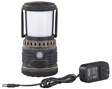 [080926449473] Streamlight 44947 Super Siege  125/550/1100 Lumens Red/White C4 LED Bulb Coyote