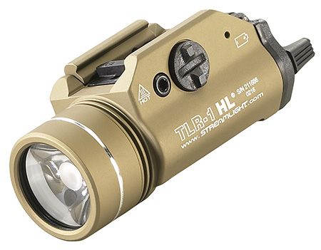 [080926692664] Streamlight 69266 TLR-1 HL Gun Light  Flat Dark Earth 1,000 Lumens White LED