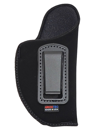 [811071011495] GrovTec US Inc GTHL14101R Inside The Pants  IWB Size 01 Black Suede Belt Clip Fits Med Semi-Auto 3-4" Barrel Right Hand
