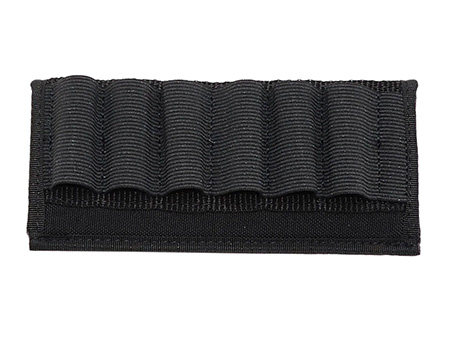 [811071010870] GrovTec US Inc GTAC87 Belt Slide  Nylon w/Elastic Loops 6rd Shotgun Belt Slide Mount 2.25"