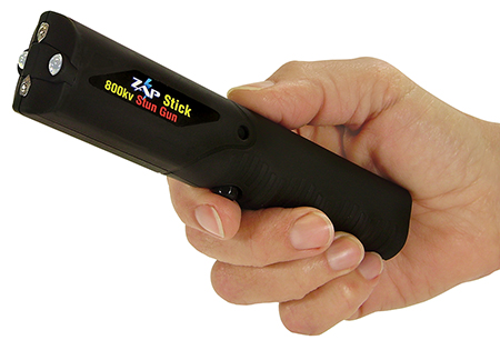 [797053100145] Zap ZAPSTK800FB Zap Stick Stun Gun Close Contact Black Plastic