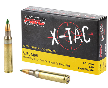 [741569010122] PMC 556K X-Tac  5.56x45mmNATO 62gr Light Armor Piercing 20 Per Box/50 Case