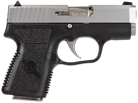 [602686067317] Kahr Arms CM9093 CM9  9mm Luger 6+1, 3.10" Stainless Steel Barrel, Matte Serrated Stainless Steel Slide, Black Polymer Frame, Black Textured Polymer Grip, No Safety, Right Hand