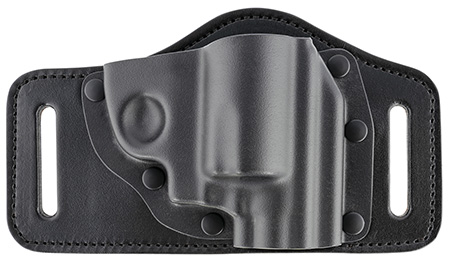 [601299011533] Galco TS212B TacSlide  OWB Black Kydex/Leather Belt Slide Fits 1911 Fits 3-5" Barrel Right Hand