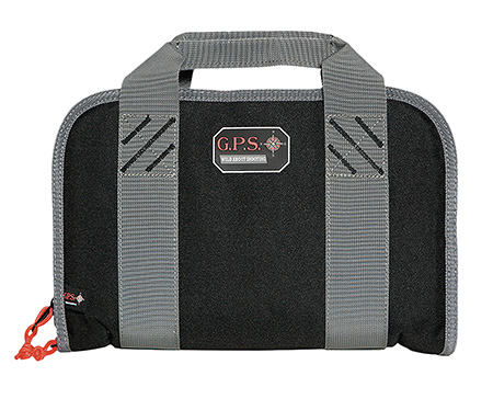 [856056002136] GPS Bags 1308PC Double Pistol Case Black Nylon w/ Visual ID Storage System