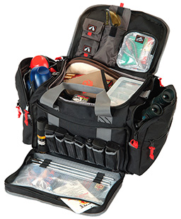 [856056002167] GPS Bags 2014LRB Large  Black Nylon w/ Lift Ports, Storage Pockets, Visual ID Storage System  &  Holds 5 Handguns or More  &  Ammo Includes 4 Ammo Dump Cups