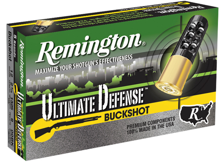 [047700519807] Remington Ammunition 20713 Ultimate Defense Buckshot 12Gauge 2.75" 00Buck Shot 5 Per Box/20 Case