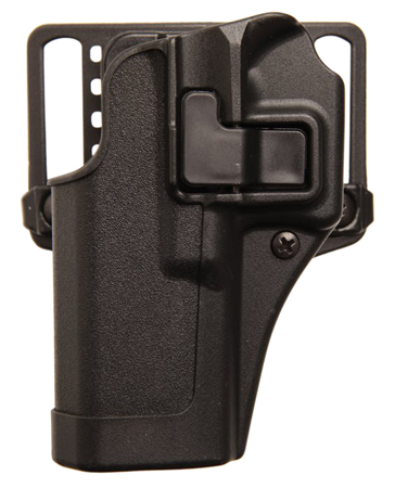 [648018096464] Blackhawk 410508BKR Serpa CQC  OWB Size 08 Matte Black Polymer Paddle Belt Loop Fits Sig Pro 2022 Right Hand