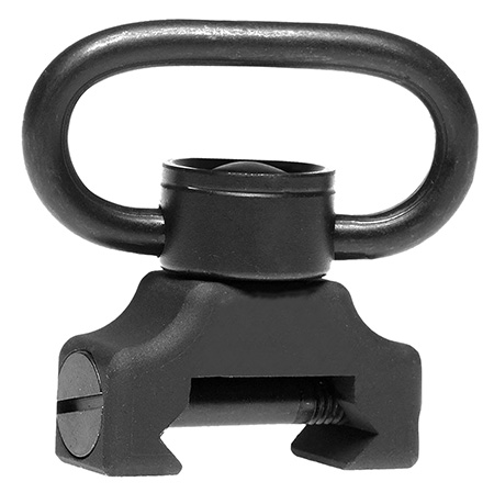 [812699010273] Troy Ind SMOUPBS00BT00 QD360 Mount With Swivel Push Button Black Steel