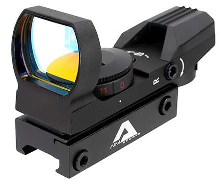 [815879010551] Aim Sports RT401 Reflex Sight Classic Edition Matte Black 1x34mm Red Multi Reticle