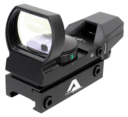 [858226001208] Aim Sports RT403 Reflex Sight Classic Edition Matte Black 1x34mm Red/Green Multi Reticle
