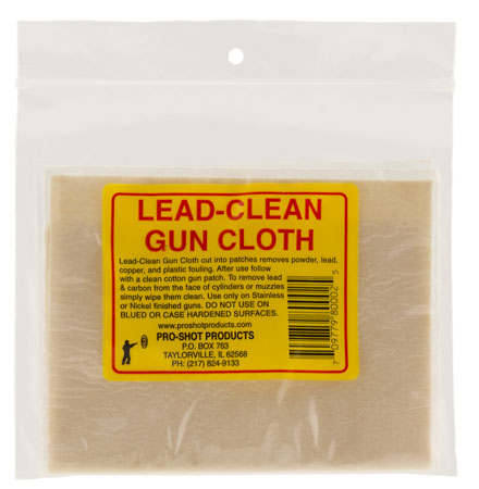 [709779800025] Pro-Shot LCC Lead Clean Gun Cloth Cotton 8.75" x 11.25"