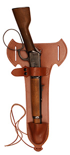 [021771018926] Hunter Company 1892C 1892 Trapper  OWB Tan Leather Belt Slide Fits Henry Mare's Leg Fits Rossi Ranch Hand Right Hand