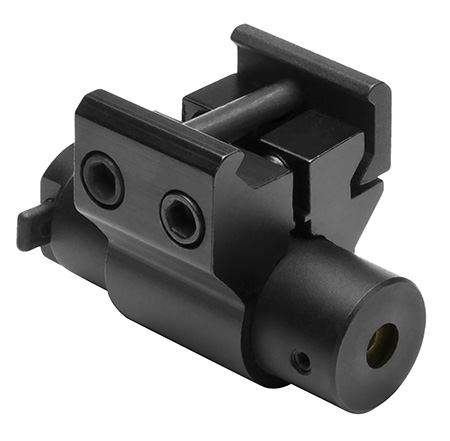 [814108017019] NcStar ACPRLS Compact Red Laser with Weaver Mount  Black Anodized