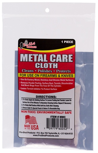 [709779600526] Pro-Shot MMC Metal Care Cleaning Cloth 9.80" x 9.80"