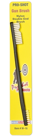 [709779600120] Pro-Shot M16 Gun Brush  M4/M16 Double Ended Brush Nylon Bristles