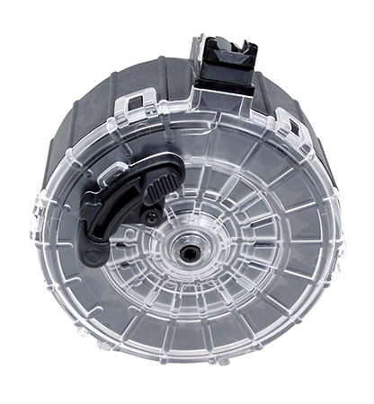 [708279009815] ProMag SAIA6 Standard  20rd Drum 12 Gauge Fits Saiga Black DuPont Zytel Polymer