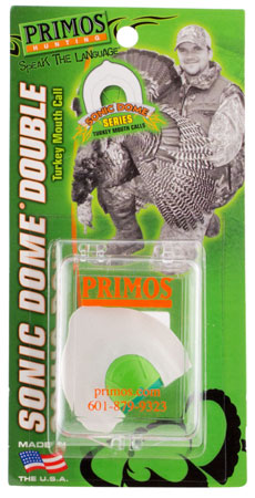 [010135011727] Primos 1172 Sonic Dome  Double Reed Attracts Turkeys White