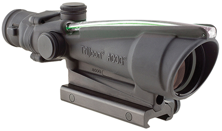 [719307303492] Trijicon 100144 ACOG  Black Hardcoat Anodized 3.5x35mm Illuminated Green Chevron .308/7.62 BDC Reticle