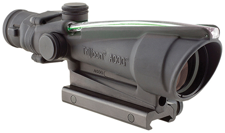 [719307303461] Trijicon 100149 ACOG  Black Hardcoat Anodized 3.5x35mm Illuminated Green Chevron .223/5.56 BDC Reticle